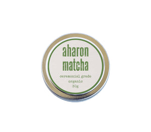 Aharon Matcha Ceremonial Grade Organic Tin