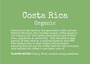 Costa Rica Organic Aharon Coffee