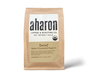Decaf Water Processed USDA Organic Aharon Coffee