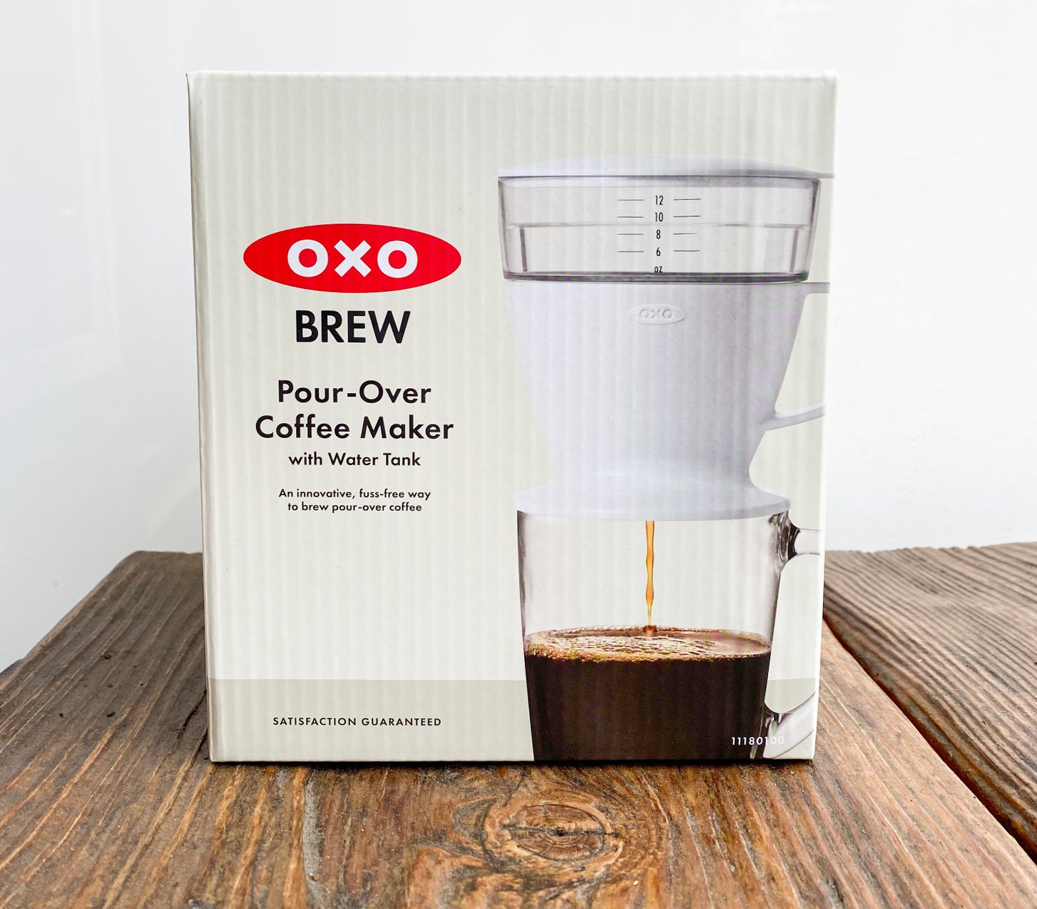 OXO Brew Single Serve Pour-Over Coffee Maker, 12 ounces, White