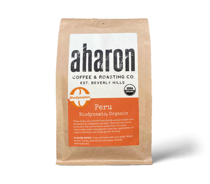 Peru Biodynamic USDA Organic Aharon Coffee