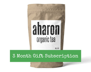 3 months Tea Subscription Gift - 1 bag delivered every month
